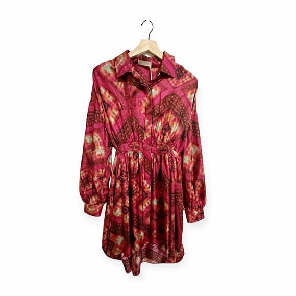 Ulla Johnson Jude silk dress, Size 6, Wild Rose, NWT - Picture 2 of 16